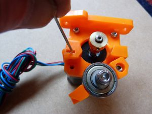 pushing square nut home