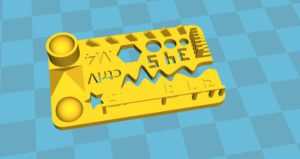 anet a8 test piece