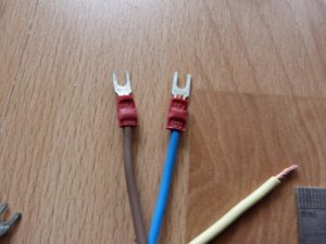 anet a8 upgrades : forks crimped